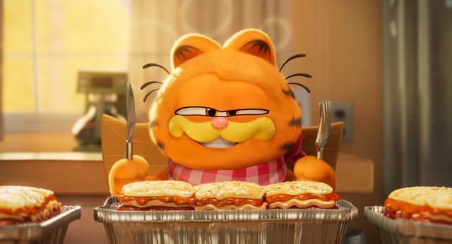 Garfield and Lasagna scene